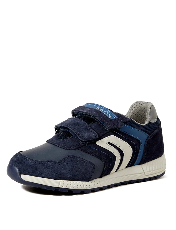 Geox J ALBEN BOY E men Sneaker, NAVY/DK AVIO, 1 UK (33 EU )