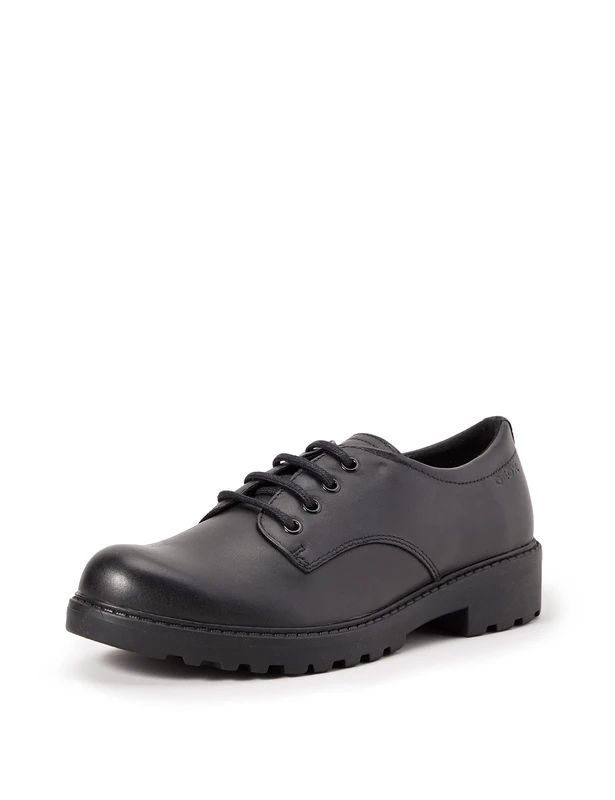 Geox Girls J Casey C Shoes, Black, 10 UK