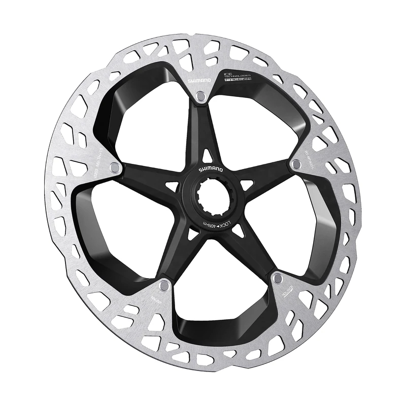 SHIMANO XTR RT-MT900 disc rotor with external lockring, Ice Tech ZA, Centre Lock - 180 mm silver