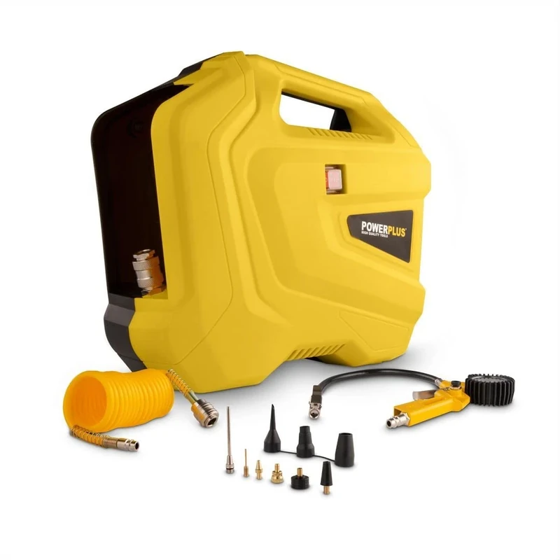 PowerPlus Portable Compressor 1100W 10428 1100W 230V Pressure 8 Bar