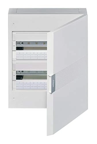 Hager Sistemas VB218PE VB Series Vega Surface Box, 36 Modules, 2 Row, Opaque Door