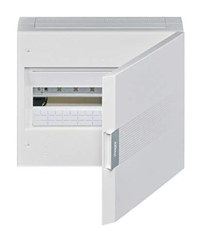 Hager Sistemas VB118PE VB Series Vega Surface Box, 18 Modules, 1 Row, Opaque Door