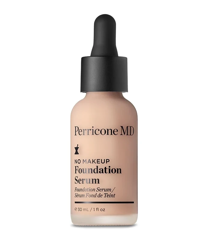 Perricone MD No Makeup Foundation Serum Porcelain 30ml -Lightweight, Buildable Coverage with Semi-Matte Finish – Visibly Fades Dark Spots & Uneven Skin Tone Over Time - Hydrating and Fragrance-Free