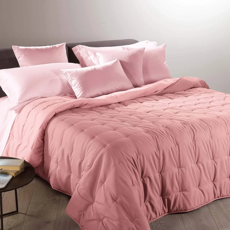 Caleffi Blanket, Polyester, Pink, Single