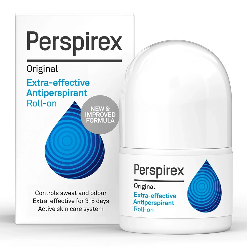 PERSPIREX Extra Strength Antiperspirant Roll On ORIGINAL 20ml - Fresh Scent 3+ days Odour Protection, Perspirex is an extra strength deodorant brand.