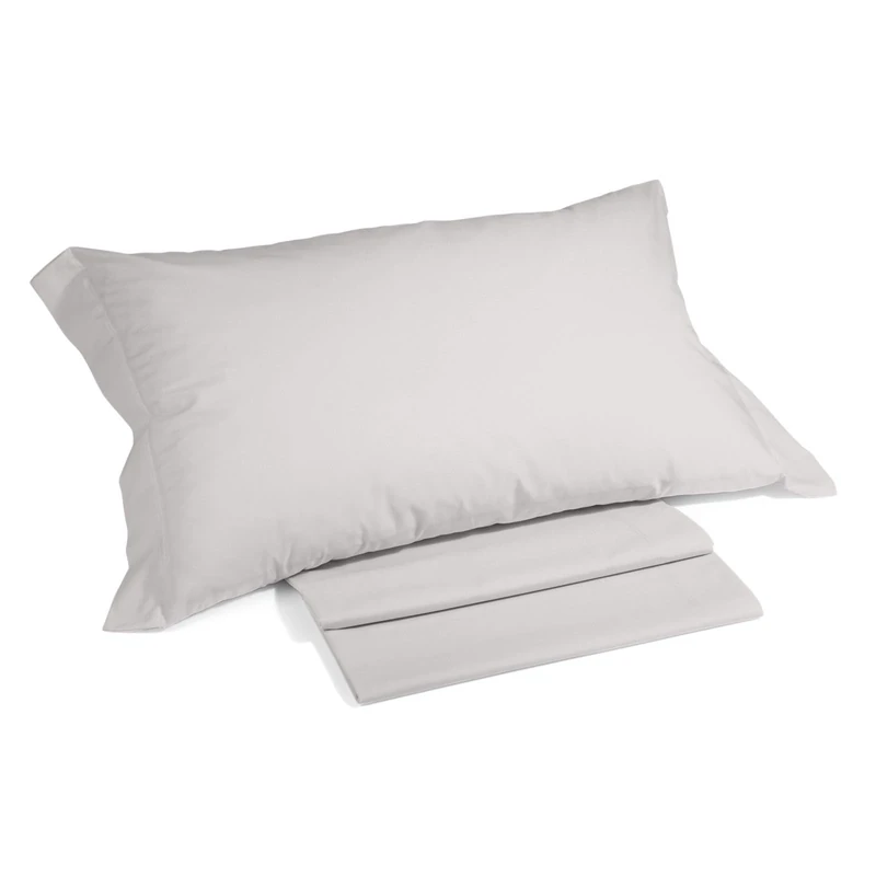 Caleffi Cotton Plain Bedding Set, Cream, Half Square