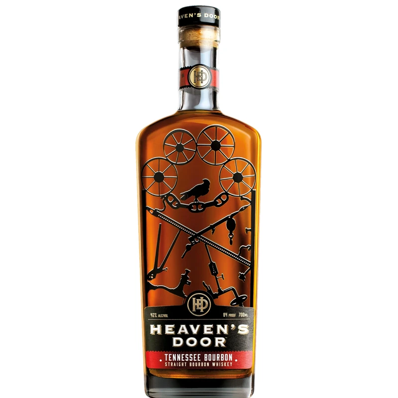 HEAVENS DOOR Tennessee Straight Bourbon, Developed in Partnership with Bob Dylan, 42% ABV, 70cl, Premium Gift for Whiskey Lovers