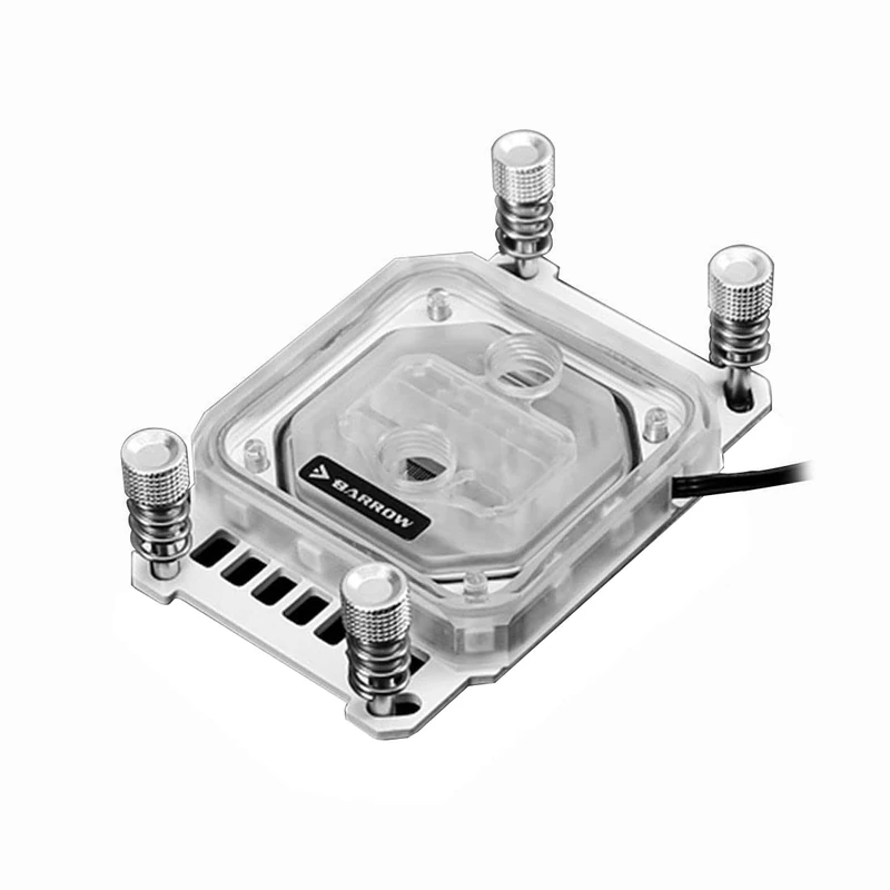 Barrow AMD AM4 platform special jetting type micro waterway CPU water block - White