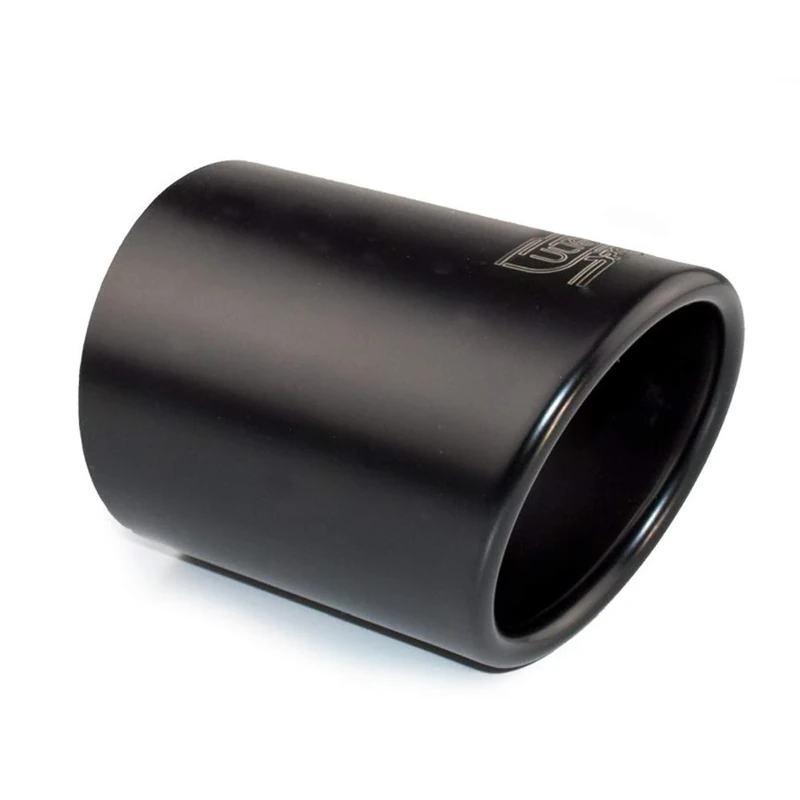 Ulter Sport Exhaust finisher - Oval 95x65mm Slanted - Length 120mm - Installation 40-55mm - Black Inox