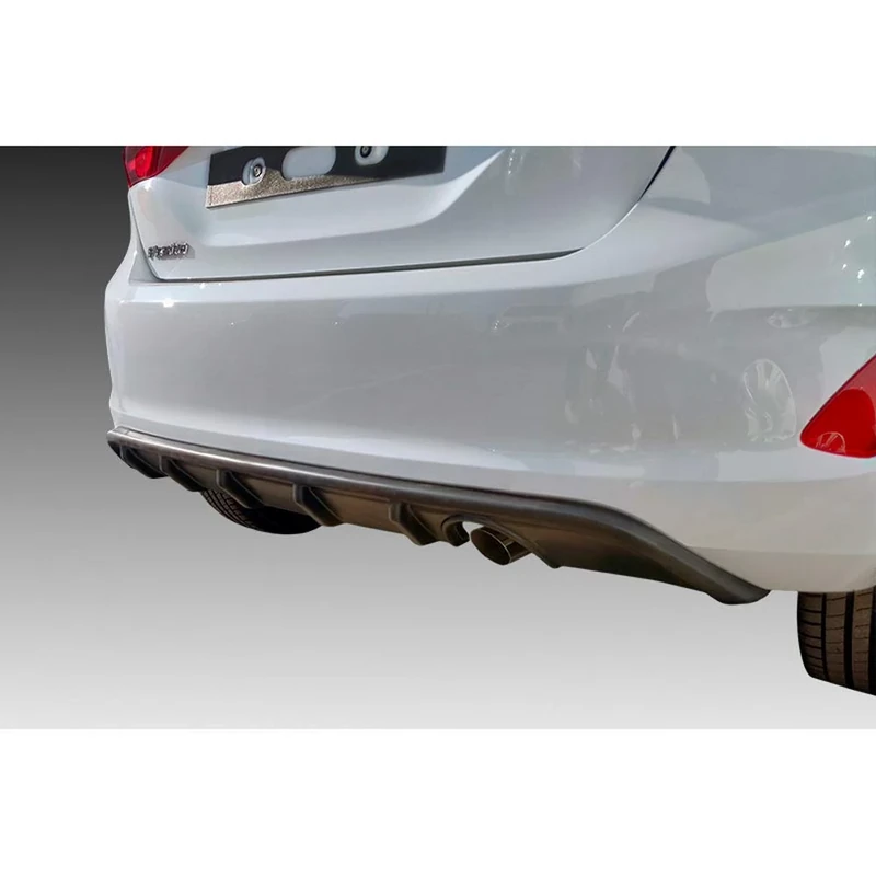 Motordrome Rear bumper skirt (Diffuser) compatible with Ford Fiesta VIII 2017- (ABS)