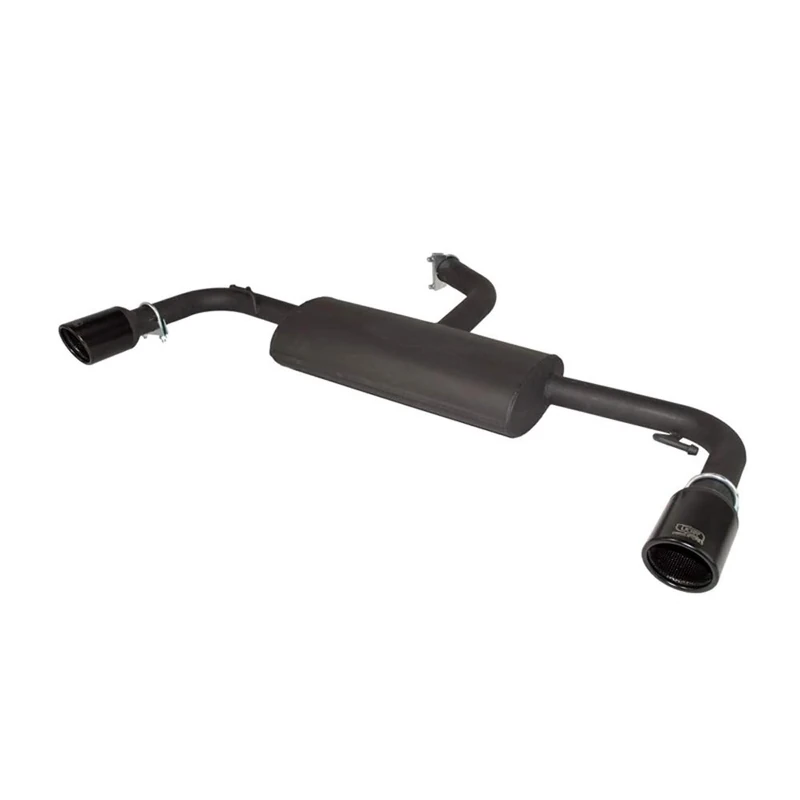 Ulter Sport Double sport exhaust compatible with Volkswagen Golf VI HB 1.4i 59kW/1.4TSi 90/118kW/2.0TDI 81/103kW 2008- 90mm Black