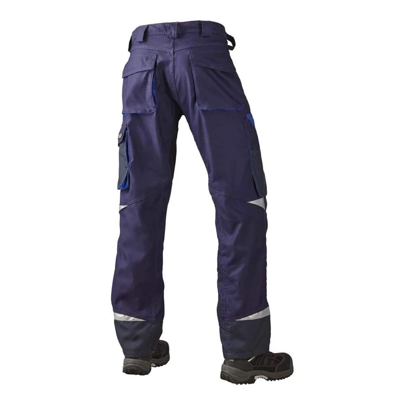 J.A.K. 160146B088 Series 1601 65% Polyester/35% Cotton Trousers Navy/Royal Blue, 50 L (35/35) Size