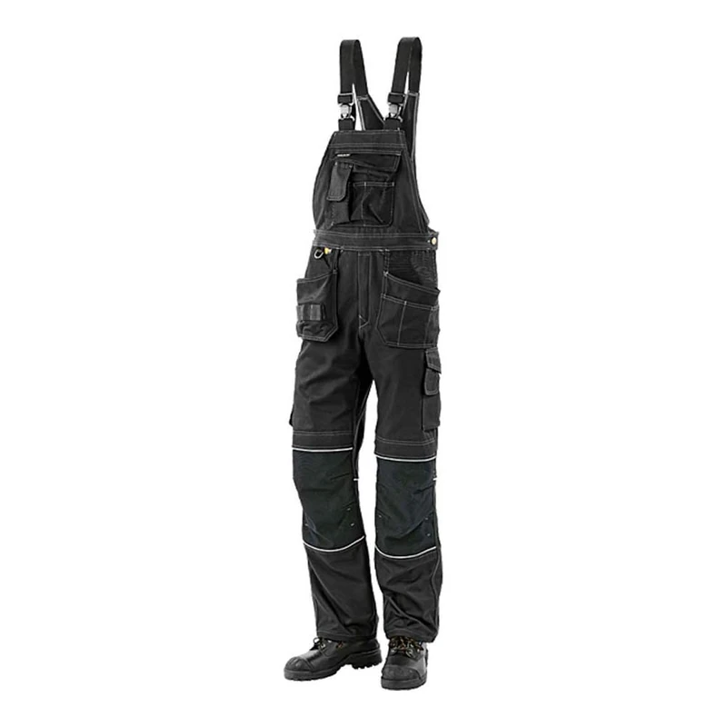 J.A.K. 150312B108 Series 1503 60% Cotton/40% Polyester Dungarees, Black, 60 L (42/35) Size - Image 1