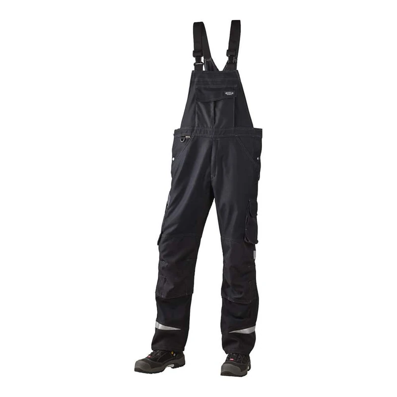 J.A.K. 160351B128 Series 1603 65% Polyester/35% Cotton Overalls Black/Grey, 70 L (50/35) Size