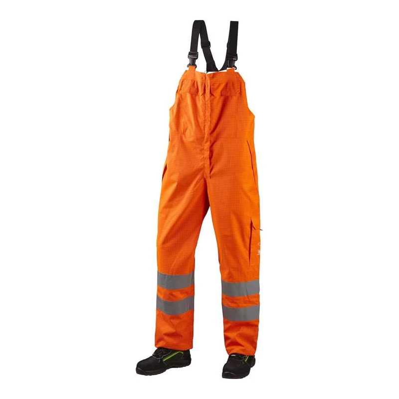 J.A.K. 121370704 Series 12137 98% Oxford Polyester 300D/2% Antistat High Performance Overalls Orange XL Size