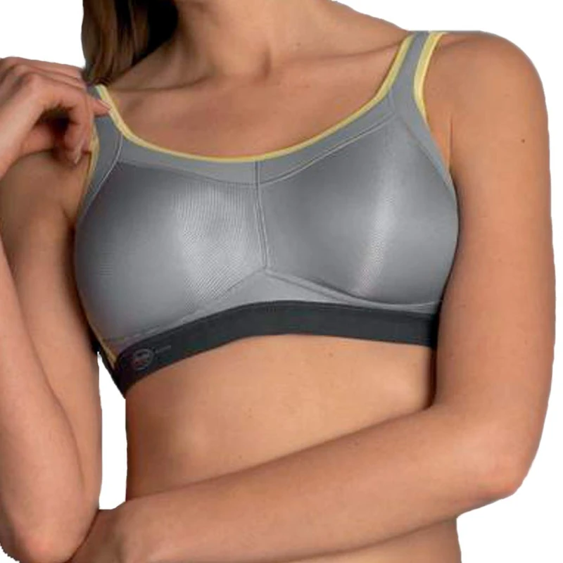 Anita Women's Non-Wired Seamless Sports Bra 5529 Iconic Grey 30 E