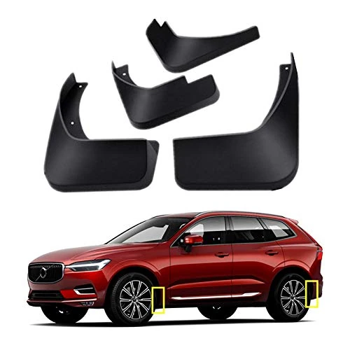 TOPGRIL Mud Flaps Kit for Volvo XC60 2018-2023 Mud Splash Guard Front and Rear 4-PC Set by