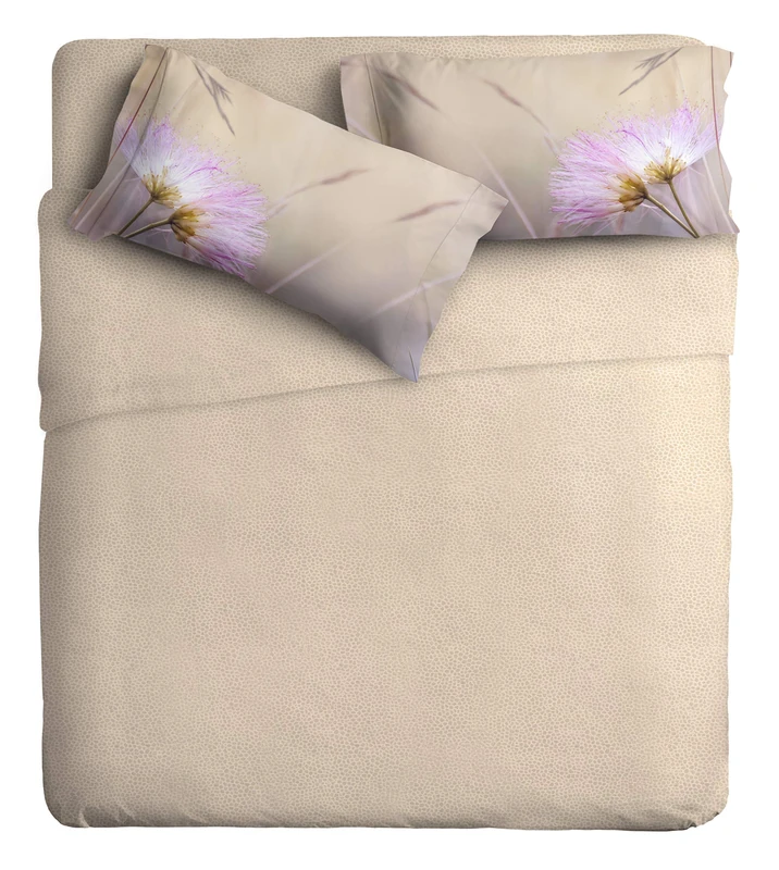 Ipersan Spighe Complete Photographic Fine Art, Organic Cotton, Beige, Double