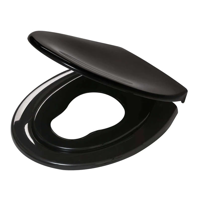 Tiger Tulsa Toilet Seat with Integrated Childrens' Seat, Thermoplast, White, 37.1 x 5 x 44.7 cm