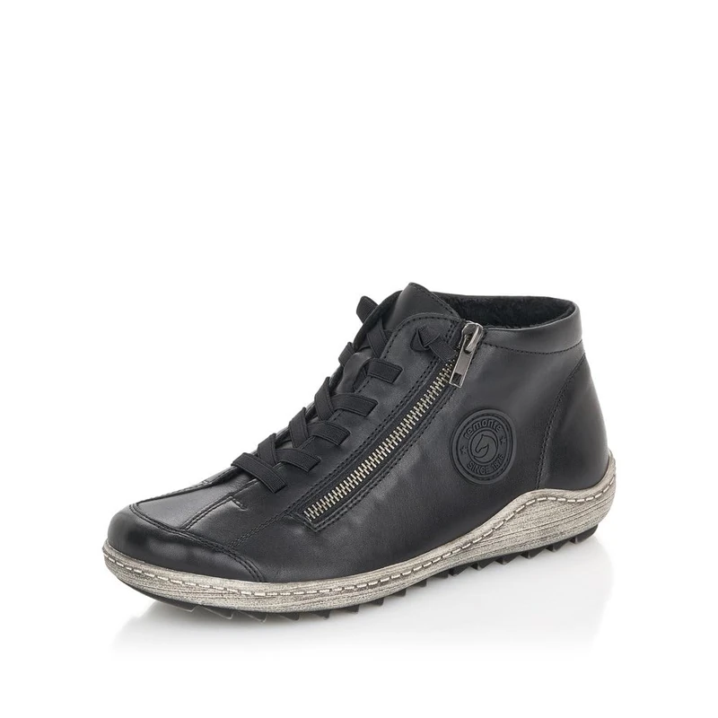 Remonte Women Lace-Up Shoes R1498, Ladies Casual lace-up Shoes,Trainer,Sneakers,Removable Insole,Street Shoe,Sneaker,Laces,Schwarz,40 EU / 6.5 UK - Image 1