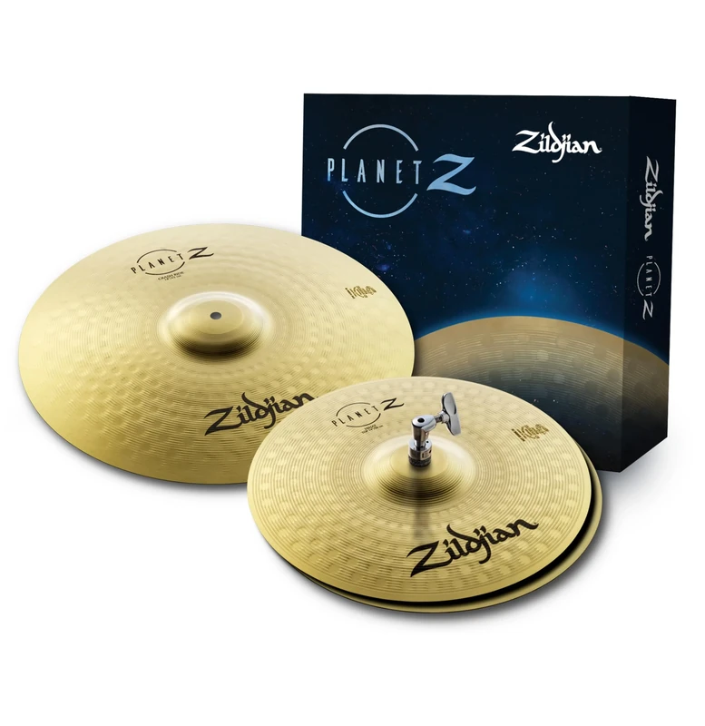 Zildjian ZP1418 Planet Z Series - Fundamental Cymbal Pack - 14" Hi-Hat and 18" Crash