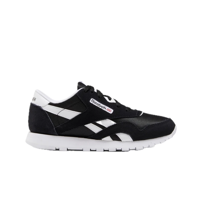 Reebok CL Nylon Black Black White