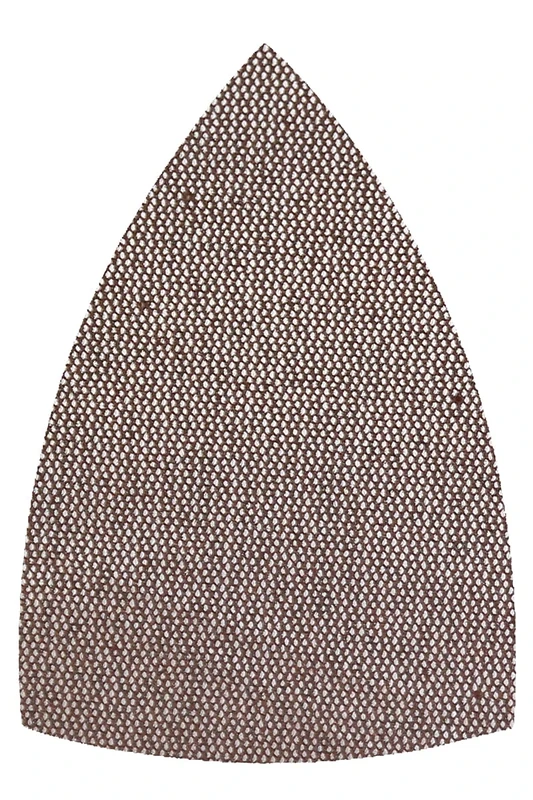 Mirka Abranet sanding triangle with net for corner sanders 100x152x152 mm/Hook & loop/Grit P150 / 50 pcs/for sanding wood, filler, varnish, plastic / AE219F1012