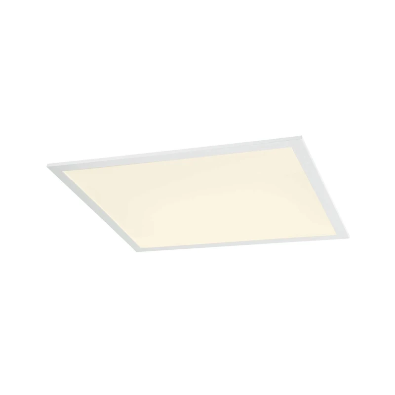 SLV recessed Ceiling Light LED Panel 600x600 / LED spot, floodlight, Ceiling Spotlight, recessed Light, Indoor Lighting / 3000K 4000lm White 120 Degrees