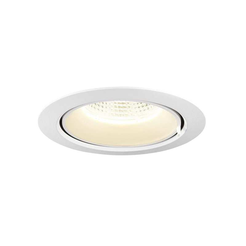 SLV Recessed Ceiling Light GIMBLE in 150 / LED Spotlight, floodlight, Ceiling Spotlight, recessed Light, Indoor Lighting / 4000K 2490lm White 36 Degrees
