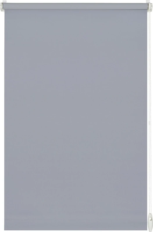 GARDINIA Roller Blind for Clamping or Gluing, Daylight Roller Blind, Opaque, All Mounting Parts Included, EASYFIX Roller Blind, Plain, Smoke Blue, 120 x 150 cm (W x H)