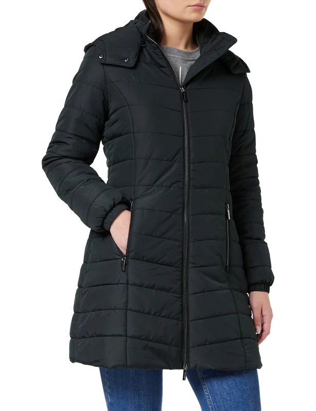 Armani Exchange Women's Alternative Coat, Black, X-Small