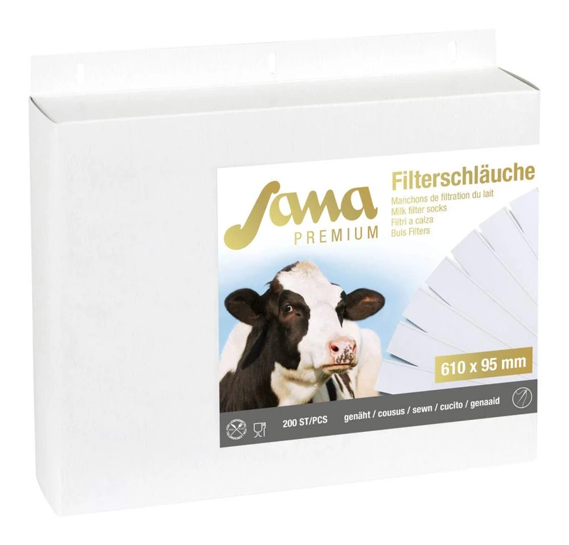 Kerbl Sana Premium 46742 Milk Filter Stitched 610 x 95 cm Pack of 200 - Image 1