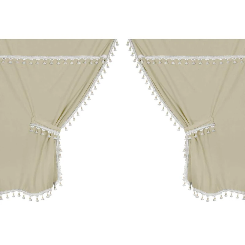 Lampa 96007 Premiere Smart Cabin, Microfibre Curtain Set for Trucks – Cream