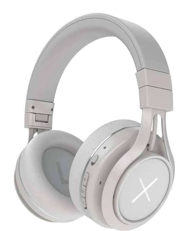 X by Kygo Xenon Wireless Bluetooth 5.0 Active Noise Cancellation Headphones with Microphone - White