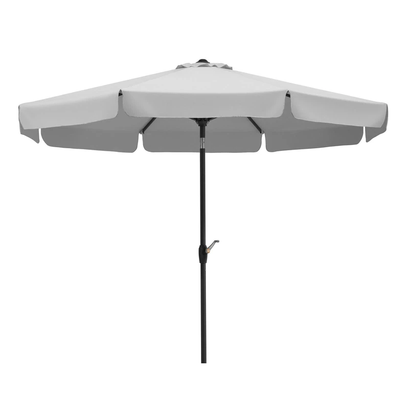 Tailor's Umbrella Schneider Orlando, Silver Grey, Approx. 270 cm, 8 pieces, round parasol
