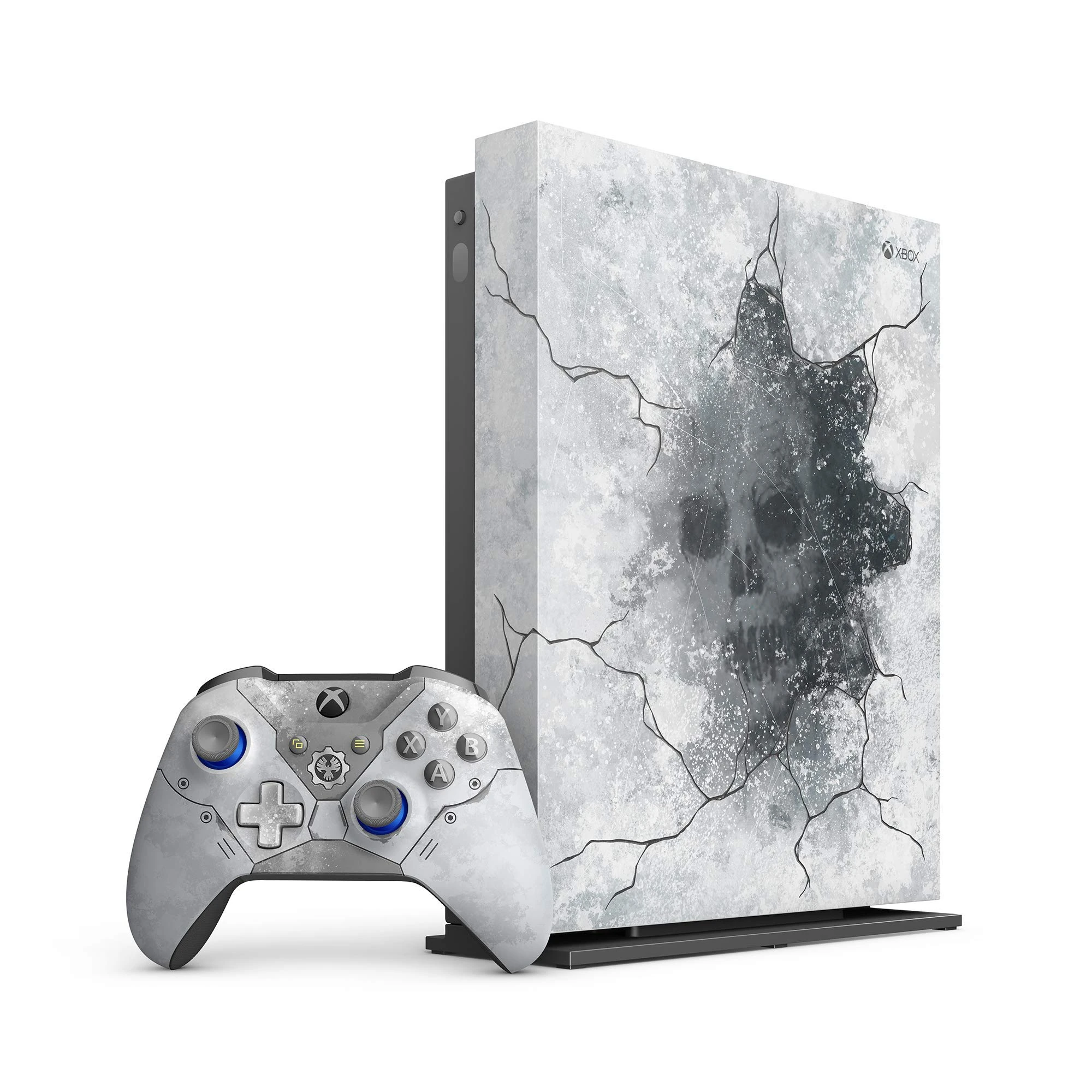 Microsoft - Xbox One X 1TB Gears 5 Limited Edition Arctic Blue Console Games Not Included (Renewed)