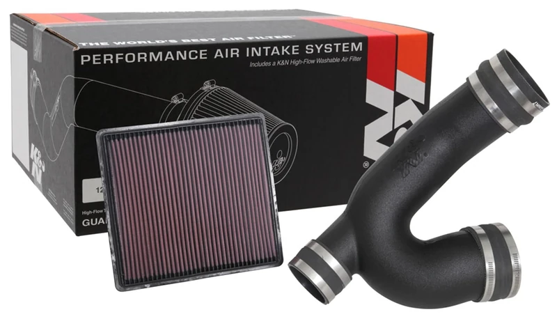 K&N Cold Air Intake Kit: High Performance, Guaranteed to Increase Horsepower: 2018-2019 FORD Expedition; 2018-2019 FORD F150; 2018-2019 FORD F150 Raptor; 2018-2019 LINCOLN Navigator, 57-2601