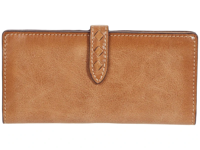 FRYE Women's Reed Slim Wallet, Tan, One Size
