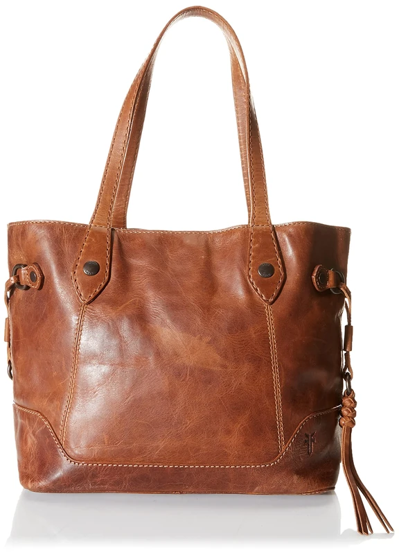 FRYE Women's Melissa Carryall Tote, Cognac, One Size