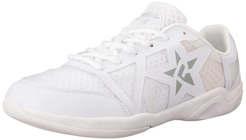 Rebel Athletic Unisex-Adult Rebel Ruthless White Cheer Shoe, 6.5 UK