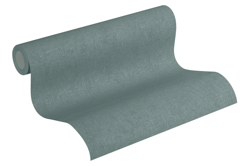 Livingwalls Plain Wallpaper Cosy & Relax New Walls A.S. Création Non-Woven Wallpaper 10.05 m x 0.53 m Green Made in Germany 373953 37395-3