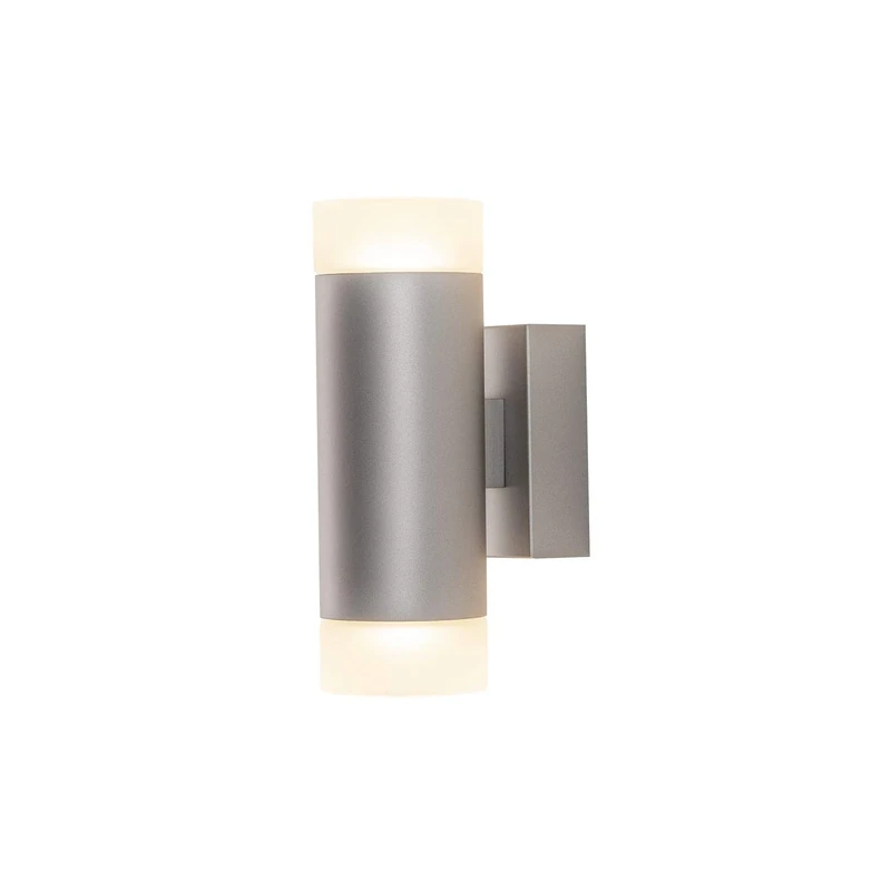 SLV Wall-Mounted Light ASTINA UP/Down QPAR51 / Internal Wall Illumination, Surface-Mounted Light, Wall-Mounted Light, Ceiling Spotlight / GU10 10W Grey