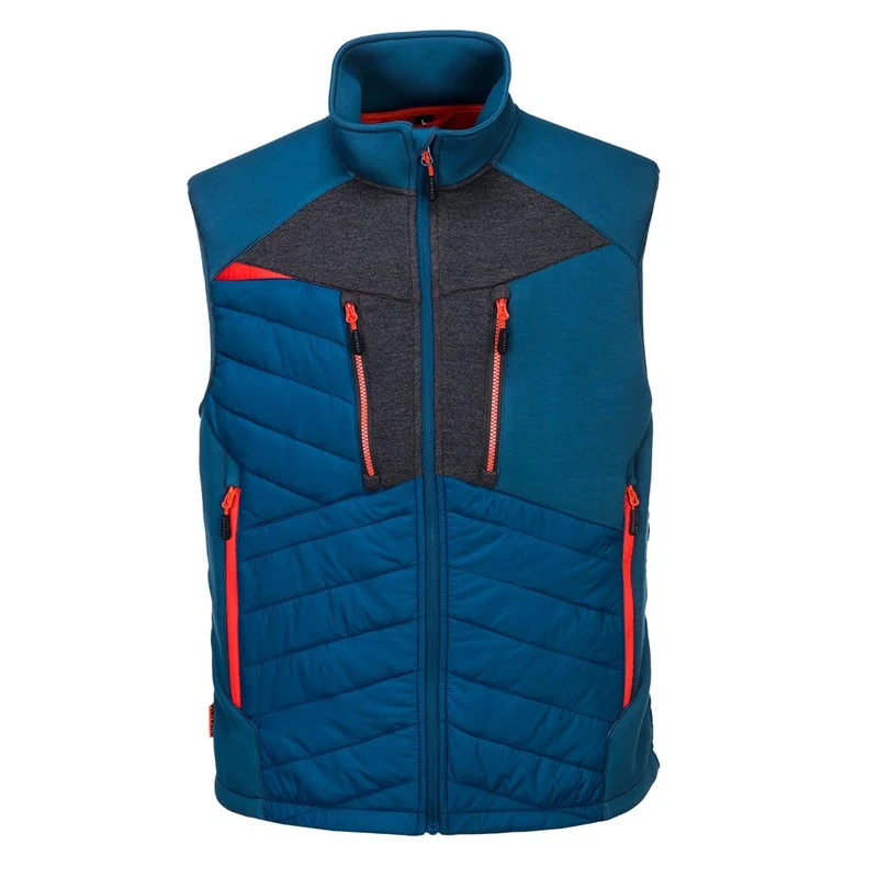 Portwest DX4 Hybrid Baffle Gilet, Size: L, Colour: Metro Blue, DX470MBRL - Image 1