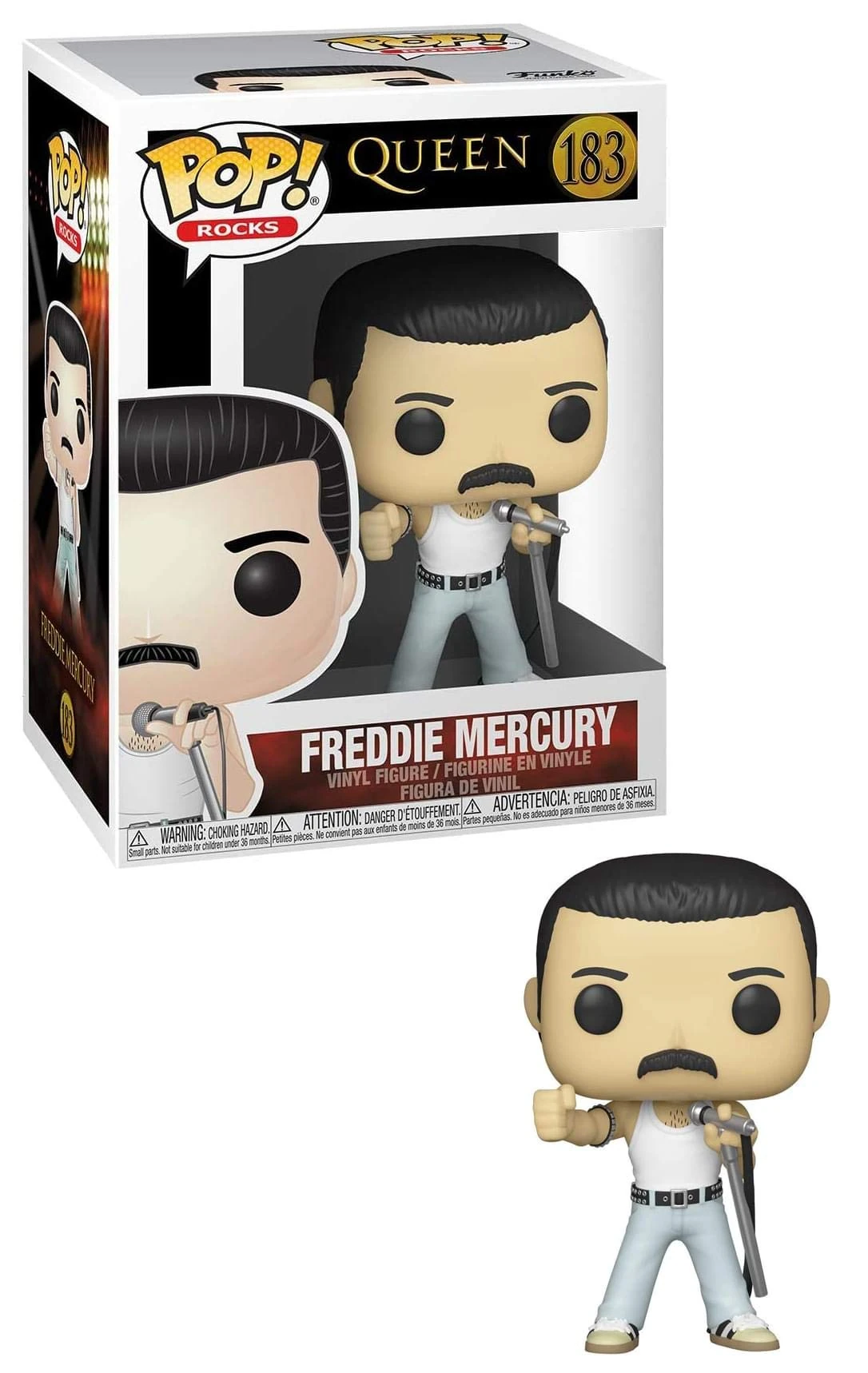 Funko Pop! Rocks: Queen - Freddie Mercury Radio Gaga - Collectable Vinyl Figure - Gift Idea - Official Merchandise - Toys for Kids & Adults - Music Fans - Model Figure for Collectors and Display