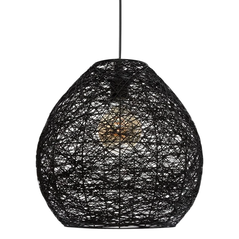 Atmosphera Mona Pendant Light Black Diameter 34 cm - Image 1