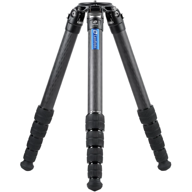 Leofoto - Summit - Carbon Tripod For Cameras - Load capacity of 40kg - Extendable Feet - Min. Height of 9,5 cm to a Max. Height of 165 cm - LM-405C