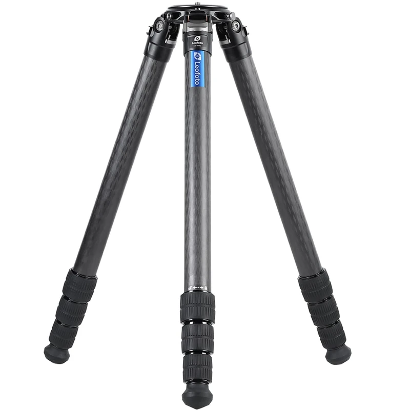 Leofoto - Summit - Carbon Tripod For Cameras - Load capacity of 40kg - Extendable Feet - Min. Height of 10,5 cm to a Max. Height of 180 cm - LM-404C