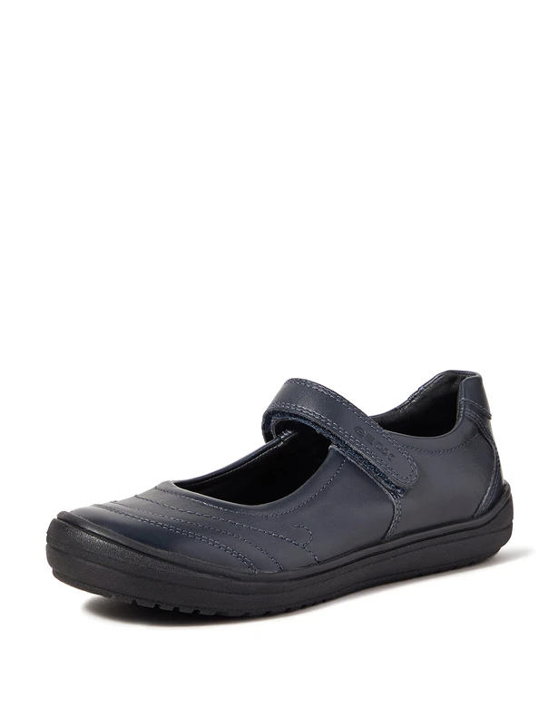 Geox Girl J Hadriel Girl I Ballerina, Navy, 4 UK