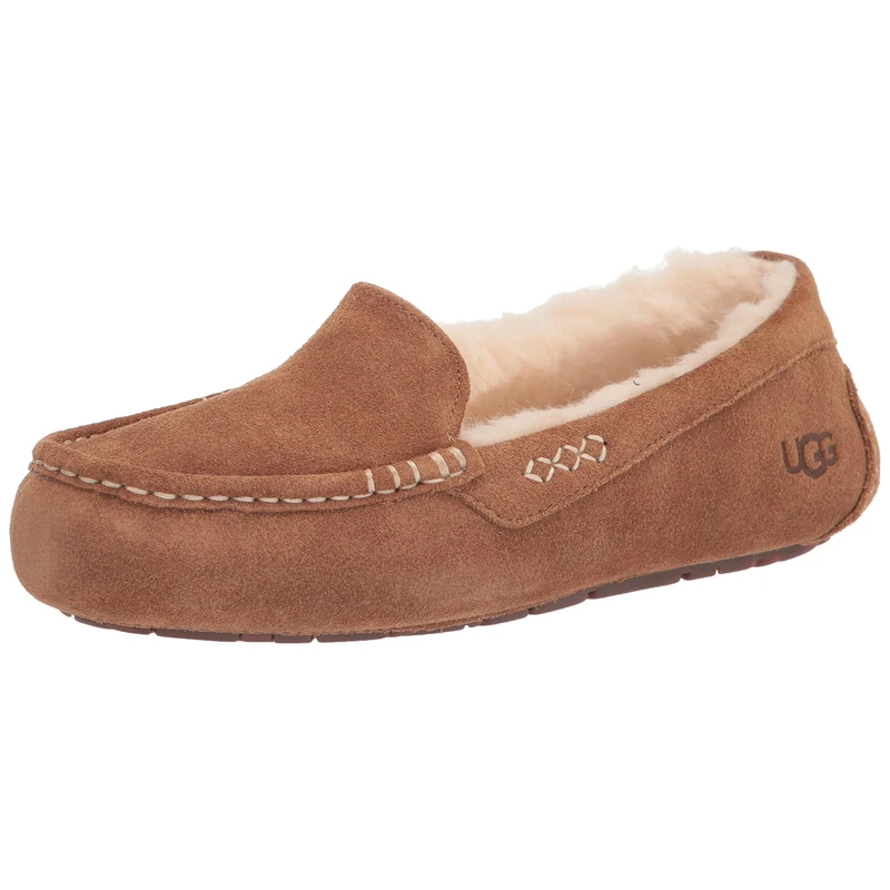 UGG Female Ansley Slipper, Chestnut, 4 (UK), 1106878