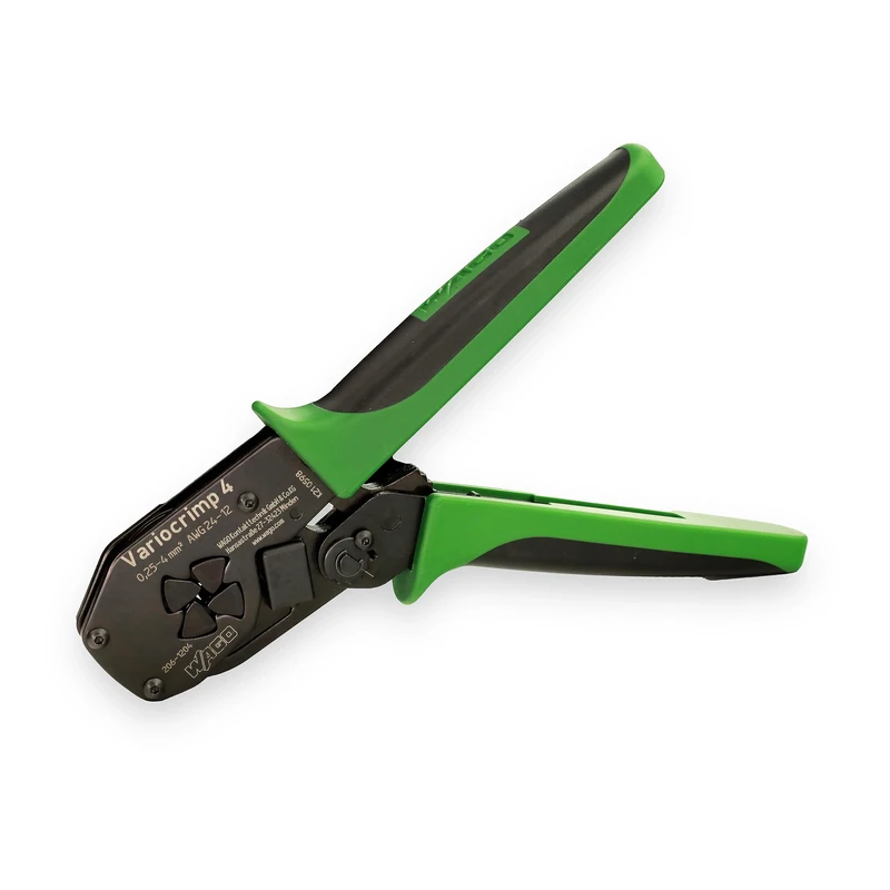 WAGO Variocrimp 4 crimping tool; for insulated and uninsulated ferrules; Crimping range: 0.25 to 4.0 mm², 206-1204